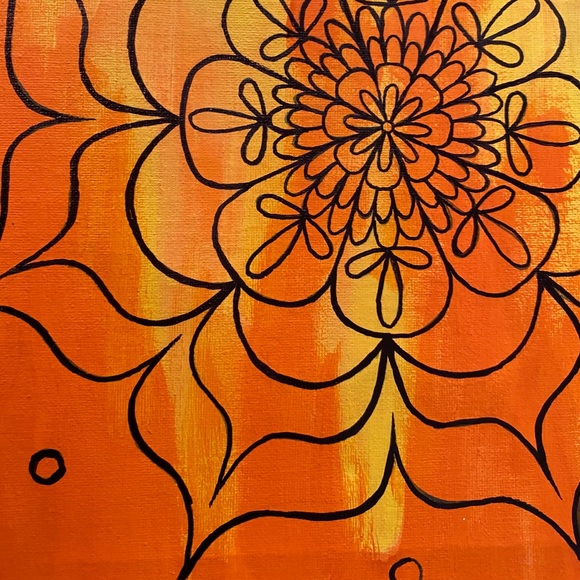 MEDIUM Sunrise mandalas set of 4 medium - Picture 4 of 6